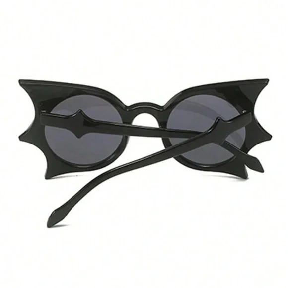 Halloween Spiderweb Bat Black Sunglasses Retro Pinup Fairygrunge Whimsygoth - Picture 4 of 7